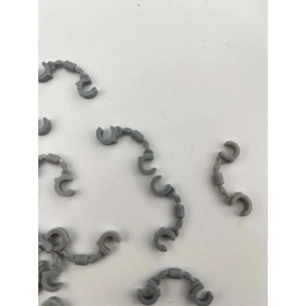 LEGO LOT Handcuffs x17 Lot Gray Minifigure Accessory GENUINE